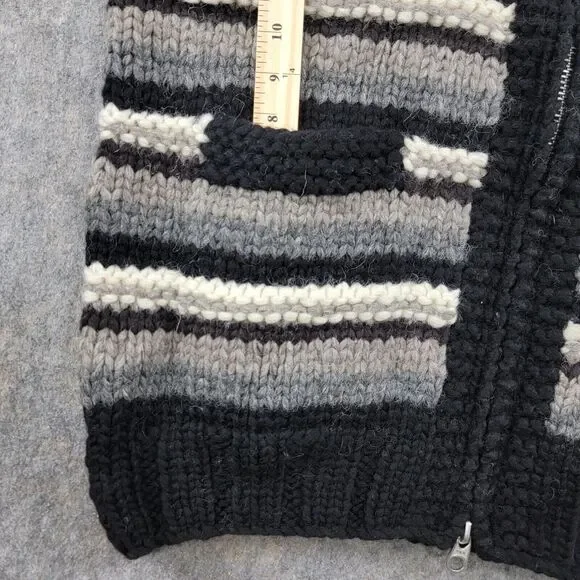 Todd Snyder x Kanata Hand Knit Jacket size XXL Black Grey NWT $698 Canada